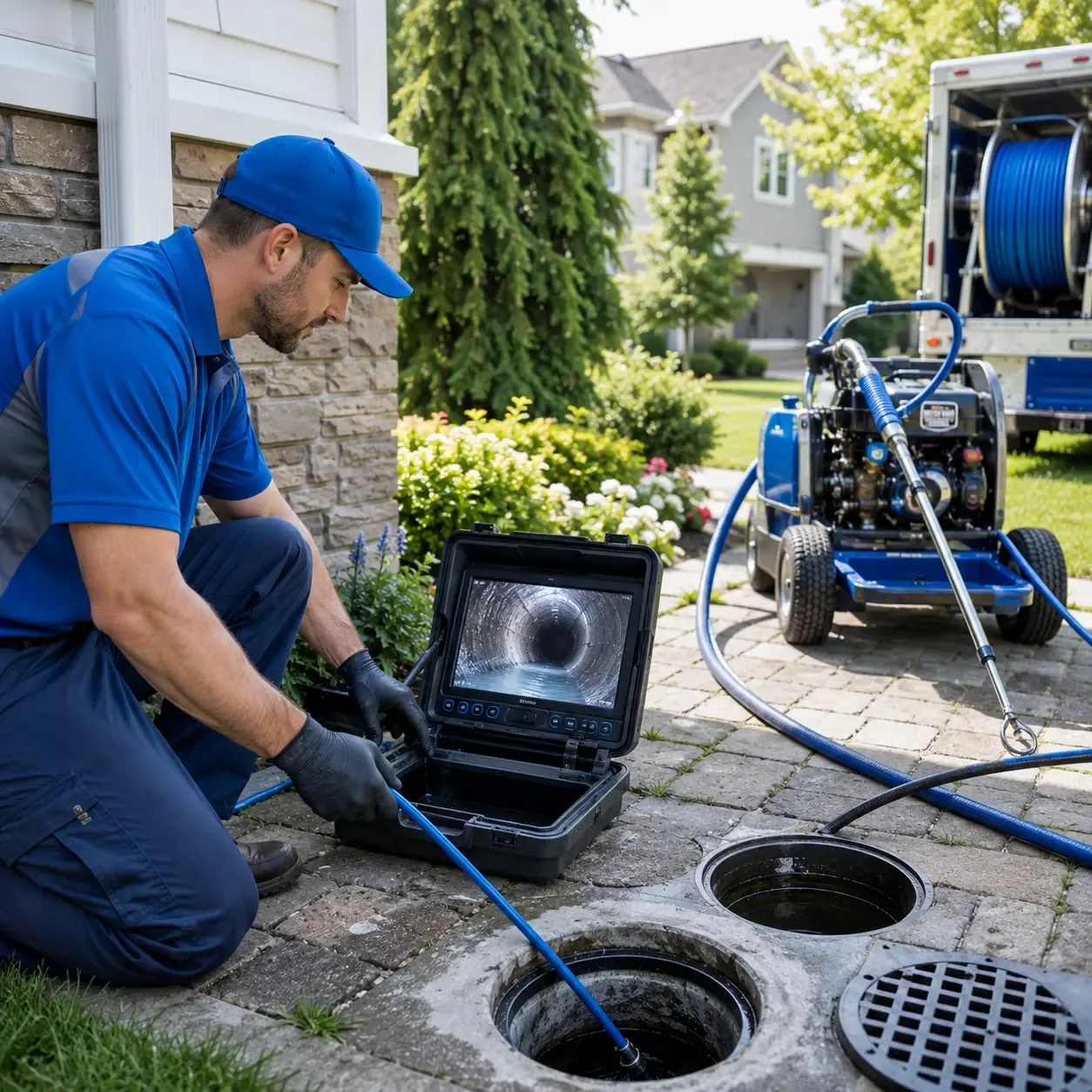 Outdoor drain cleaning professionals serving Muse, PA