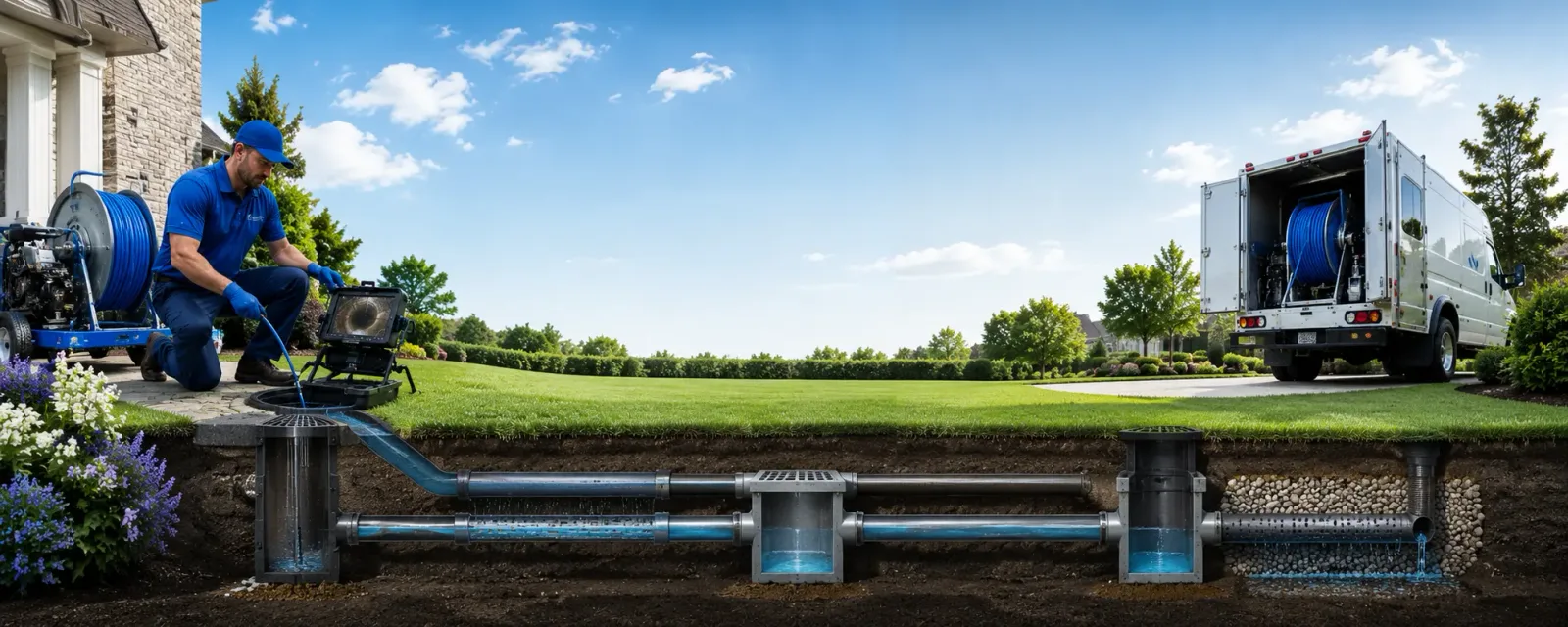 Outdoor drain cleaning information for Muse, PA